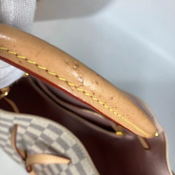 LOUIS VUITTON N41579 Damier Azur Giroratta Bag 2WAY bag Drawstring Shoulder bag - Picture 5 of 16